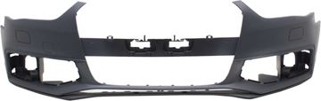 Bumper Cover, A4/S4 13-16 Front Bumper Cover, Primed, W/ S-Line Pkg., W/O Warning System, Replacement RA01030006P