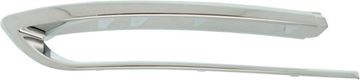 BMW Rear, Driver Side Bumper Trim-Chrome, Plastic, Replacement RB76370004