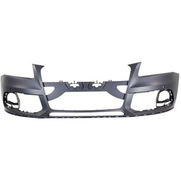 Bumper Cover, Q5 13-17 Front Bumper Cover, Prmd, W/O S-Line Pkg, W/O Hlw Holes, W/ Pas Holes - Capa, Replacement REPA010367PQ