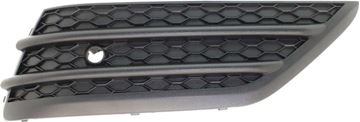 Bumper Grille, Pilot 16-18 Front Bumper Grille Rh, Outer, Textured Black, W/ Parking Aid Snsr Holes, Replacement RH01550001