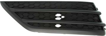 Bumper Grille, Pilot 16-18 Front Bumper Grille Lh, Outer, Textured Black, W/O Parking Aid Snsr Holes, Replacement RH01550004