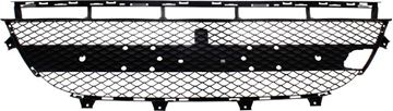 Center Bumper Grille Replacement Series-Black, Plastic, Replacement RM01530011