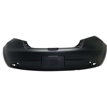 Bumper Cover, Mazda 2 11-14 Rear Bumper Cover, Primed - Capa, Replacement RM76010010PQ