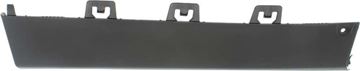 Mercedes Benz Rear, Passenger Side Bumper Trim-Black, Plastic, Replacement RM76370007