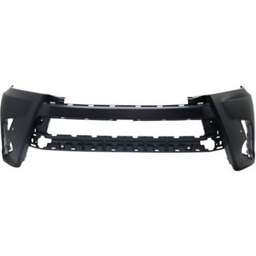 Bumper Cover, Highlander 17-18 Front Bumper Cover, Upper, Primed, W/ Obj Snsr Holes, Replacement RT01030010P