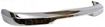 Front, Center Bumper Replacement Bumper-Chrome, Steel, Replacement 10528