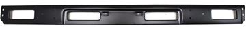 Front, Center Bumper Replacement Bumper-Painted Black, Steel, Replacement 3100