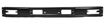 Front, Center Bumper Replacement Bumper-Painted Black, Steel, Replacement 3257