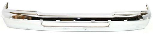 Ford Front Bumper-Chrome, Steel, Replacement 7817