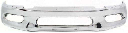 Ford Front Bumper-Chrome, Steel, Replacement 9841