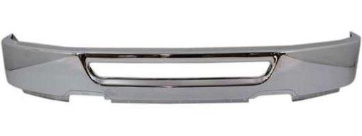 Front, Lower Bumper Replacement Bumper-Chrome, Steel, Replacement F010364