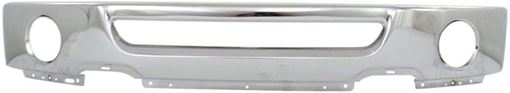 Front, Lower Bumper Replacement Bumper-Chrome, Steel, Replacement F010372