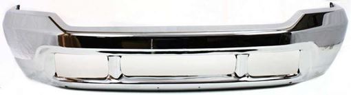 Ford Front Bumper-Chrome, Steel, Replacement FD9319