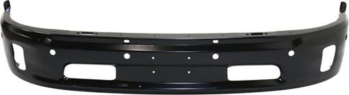 Front, Lower Bumper Replacement Bumper-Painted Black, Steel, Replacement REPD010113P