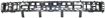 Chrysler, Dodge Rear Bumper Absorber-Plastic, Replacement C761503