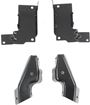 Chevrolet Front, Driver And Passenger Side Bumper Bracket-Steel, Replacement C013703