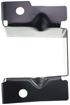 Oldsmobile, Pontiac, Buick, Chevrolet Front, Driver Side Bumper Bracket-Steel, Replacement P013106