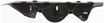 Nissan Front, Passenger Side Bumper Bracket-Plastic, Replacement RBN013103