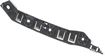 Chrysler Front, Passenger Side Bumper Bracket-Steel, Replacement RC01310003