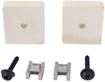 Ford Front, Driver Or Passenger Side Bumper Bracket-Plastic, Replacement REPF013504