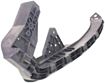 Honda Front, Driver Side Bumper Bracket-Steel, Replacement REPH013106