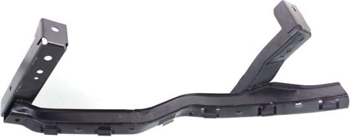 Honda Front, Driver Side Bumper Bracket-Steel, Replacement REPH013182