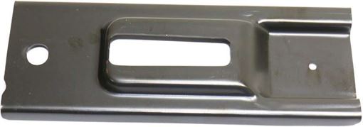 Hyundai Front, Driver Or Passenger Side Bumper Bracket-Steel, Replacement REPH013503