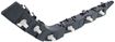 Hyundai Rear, Driver Side Bumper Bracketr Bracket-Plastic, Replacement REPH762744