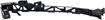 Mazda Front, Driver Side Bumper Bracket-Plastic, Replacement REPM013156