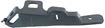 Mazda Rear, Driver Side Bumper Bracketr Bracket-Plastic, Replacement REPM762718