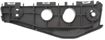 Toyota Front, Driver Side Bumper Bracket-Plastic, Replacement REPT013144