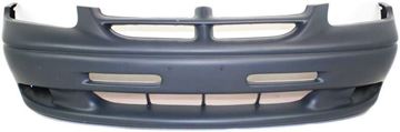 Bumper Cover, Caravan 96-00 Front Bumper Cover, Prmd, W/ Fog Light Holes (Le, 96-98/Base/Se Models, 99-00), Replacement 7144