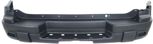 Chevrolet Rear Bumper Cover-Primed top; Textured bottom, Plastic, Replacement C760107P