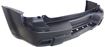 Chevrolet Rear Bumper Cover-Primed top; Textured bottom, Plastic, Replacement C760107P