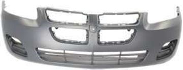 Bumper Cover, Stratus 04-06 Front Bumper Cover, Primed, W/O Fog Light Holes, Sedan, Replacement D010336P