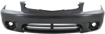 Bumper Cover, Accent 00-02 Front Bumper Cover, Primed, W/O Fog Light Holes, Hatchback, Replacement H010330