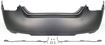 Nissan Rear Bumper Cover-Primed, Plastic, Replacement N760109P