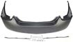 Nissan Rear Bumper Cover-Primed, Plastic, Replacement N760109P