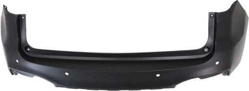 Bumper Cover, Rdx 16-18 Rear Bumper Cover, Upper, Primed, W/ Parking Aid Snsr Holes, Replacement RA76010006P