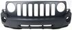 Bumper Cover, Patriot 07-10 Front Bumper Cover, Primed, W/ Fog Light Holes, W/O Tow Hook Holes, Replacement RBJ010301P