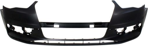 Bumper Cover, A3 15-16 Front Bumper Cover, Primed, W/O Hlw Holes, W/ Pas Holes, W/O Ppas Holes, Conv/Sdn - Capa, Replacement REPA010362PQ