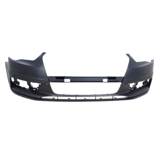 Bumper Cover, A3 15-16 Front Bumper Cover, Primed, W/O Hlw Holes, W/ Pas Holes, W/O Ppas Holes, Conv/Sdn, Replacement REPA010362P