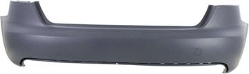 Bumper Cover, A4 09-12 Rear Bumper Cover, Primed, W/O S-Line Pkg, W/O Parking Aid Snsr Holes, Sedan, Replacement REPA760120P