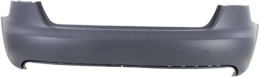 Bumper Cover, A4 09-12 Rear Bumper Cover, Primed, W/O S-Line Pkg, W/O Parking Aid Snsr Holes, Sedan, Replacement REPA760120P