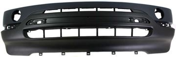 Bumper Cover, X5 00-03 Front Bumper Cover, Primed, 3.0/4.4L Eng, W/O Hlw And Park Dist Ctrl Snsr Holes, Replacement REPB010322