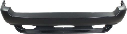 Bumper Cover, X5 02-06 Rear Bumper Cover, Primed, 4.6L/4.8L Eng, W/O Park Dist Ctrl Snsr Holes, Replacement REPB760163P