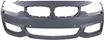 Bumper Cover, 4-Series 14-18 Front Bumper Cover, Primed, W/ M Sport Line, W/ Hlw/Pdc Snsr Holes, W/O Ipas/Cam, Conv/Cpe/Hb, Replacement REPBM010318P