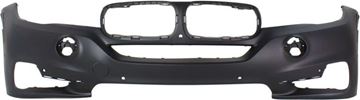 Bumper Cover, X5 14-15 Front Bumper Cover, Primed, W/O M Sport Line, W/O Hlw Holes/Night Vision/Surround View/Led Fl, W/ Ipas Holes-Capa, Replacement REPBM010361PQ