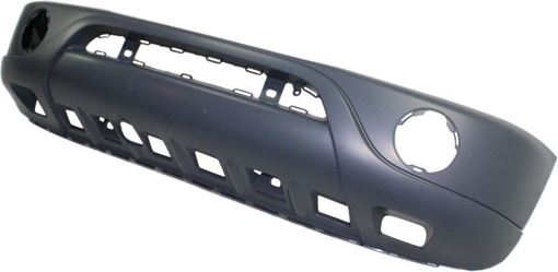 Bumper Cover, M-Class 01-05 Front Bumper Cover, Primed, W/O Hlw And Parktronic Holes, W/ Round Fog Lights, Replacement REPBZ010339P