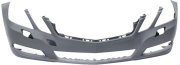 Bumper Cover, E-Class 10-13 Front Bumper Cover, Prmd, W/O Amg Styling Pkg, W/ Hlw Holes, W/O Parktronic Holes, Sdn, Replacement REPBZ010365P